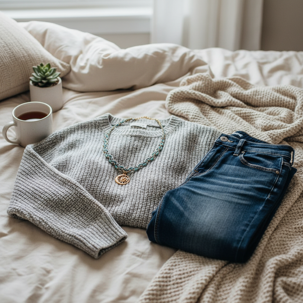 Macrame Beaded Necklace – Sun & Moon
