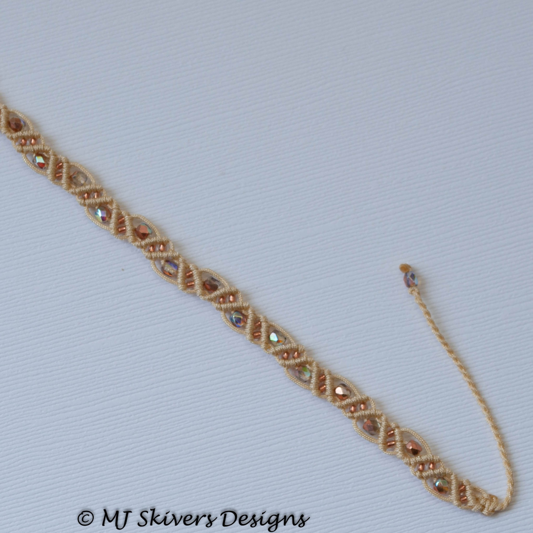 Macrame Wispy Bracelet - Pale Yellow